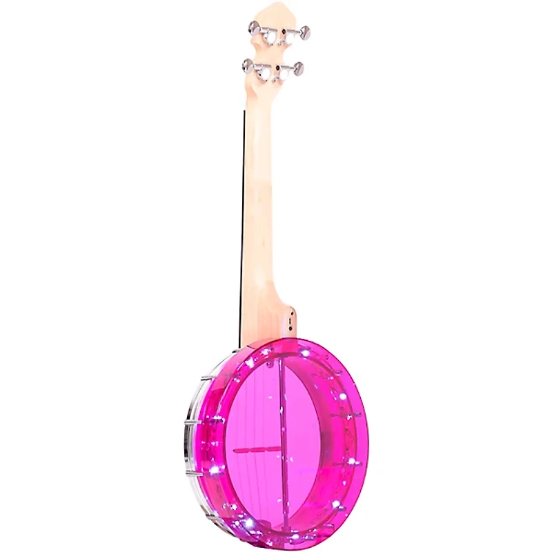 Gold Tone Lightup Little Gem Banjo-Ukulele (Amethyst)