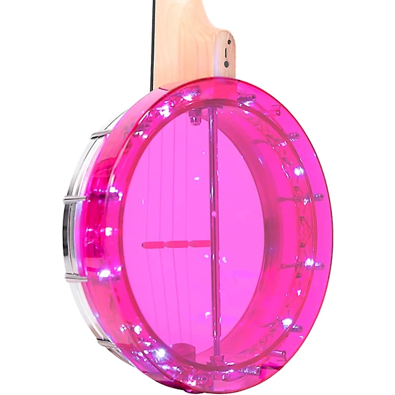 Gold Tone Lightup Little Gem Banjo-Ukulele (Amethyst)
