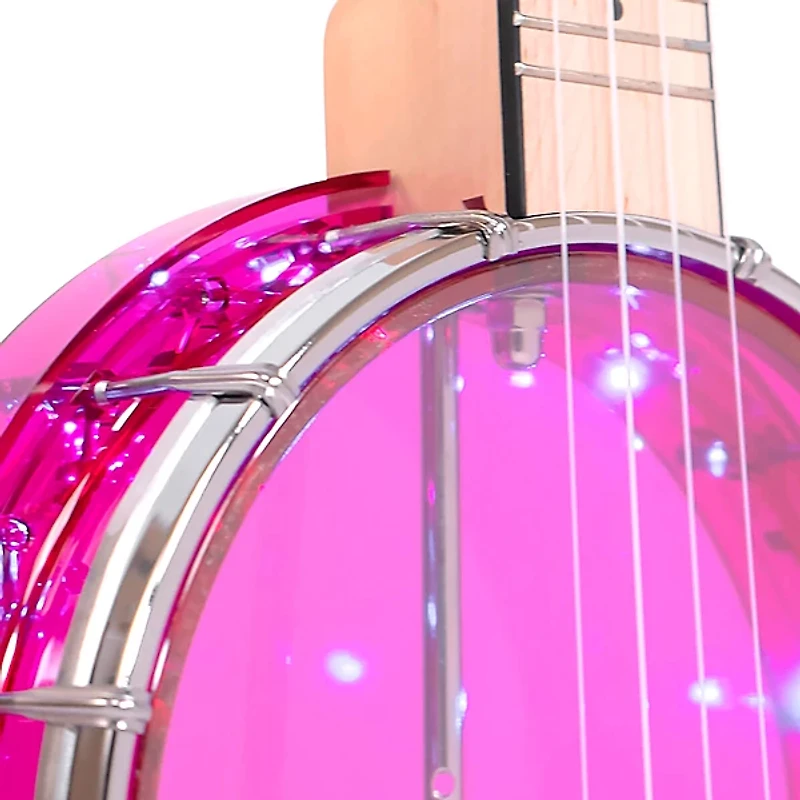 Gold Tone Lightup Little Gem Banjo-Ukulele (Amethyst)