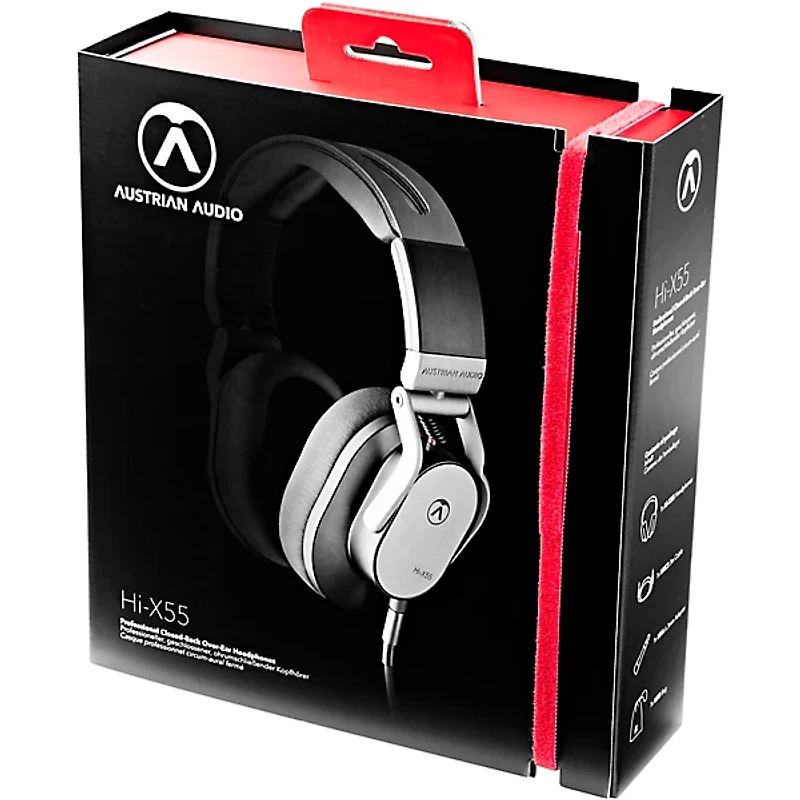 Austrian Audio Hi-X55 Professional Closed-Back Over-Ear Studio Headphones