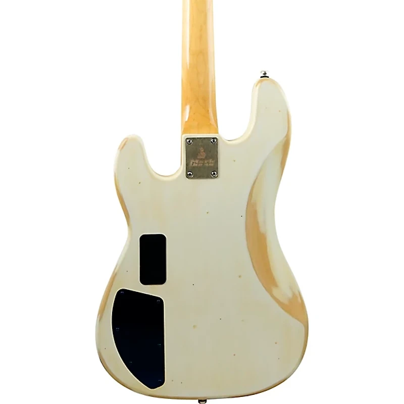 Markbass MB JF1 Bass Guitar White Battered