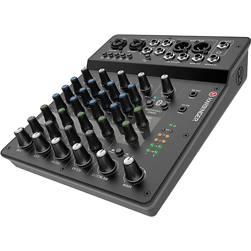 Harbinger LV8 8-Channel Analog Mixer With Bluetooth