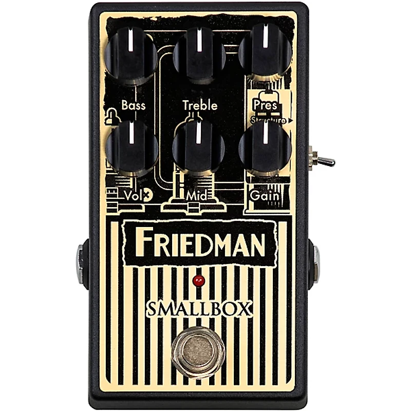 Friedman Smallbox Overdrive Effects Pedal Black