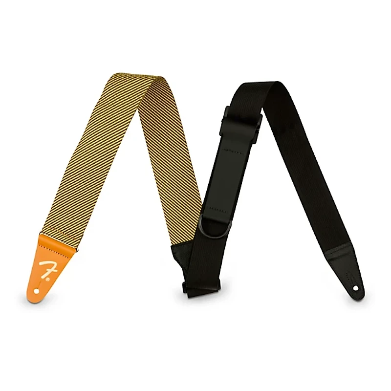Fender Right Height Tweed Guitar Strap Yellow 2 in.