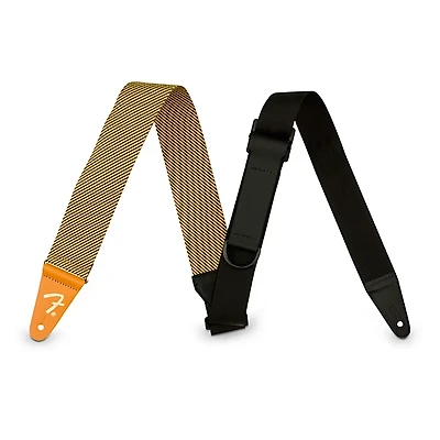 Fender Right Height Tweed Guitar Strap Yellow 2 in.