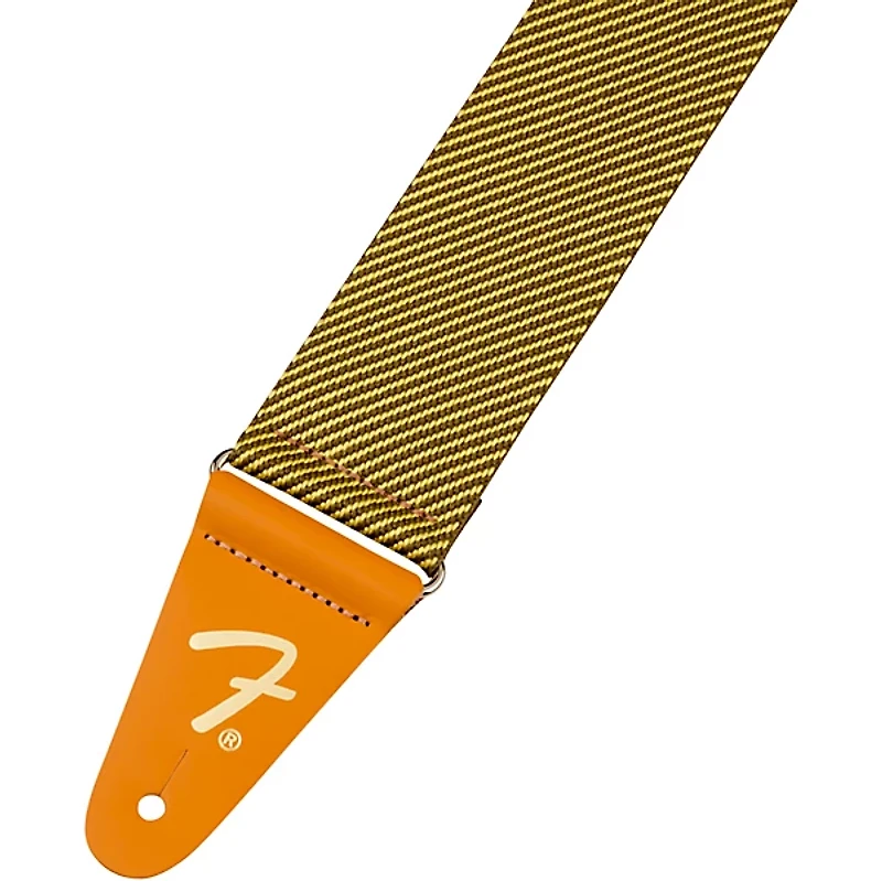 Fender Right Height Tweed Guitar Strap Yellow 2 in.