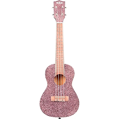Kala Sparkle Concert Ukulele Pink Champagne
