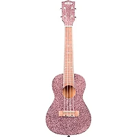Kala Sparkle Concert Ukulele Pink Champagne