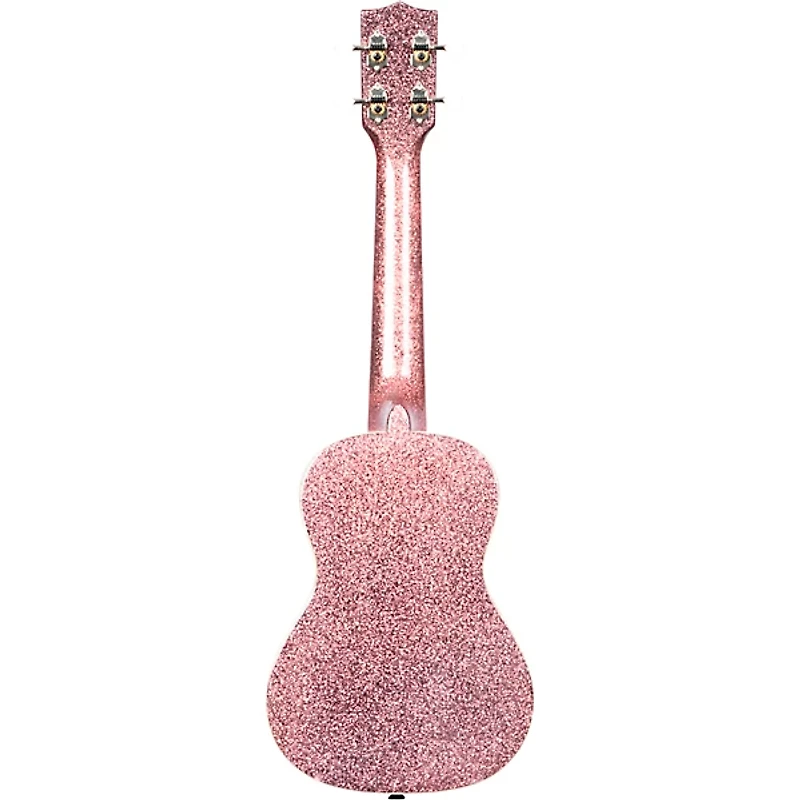 Kala Sparkle Concert Ukulele Pink Champagne