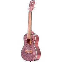 Kala Sparkle Concert Ukulele Pink Champagne