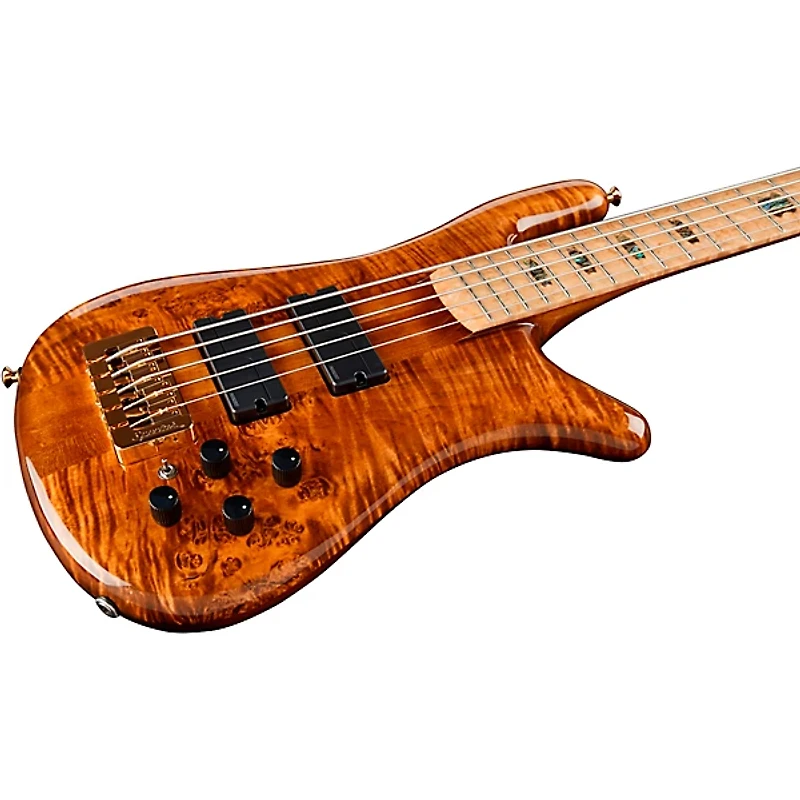 Spector NS5 Quilted Top/Fishman Electronics Tiger Eye