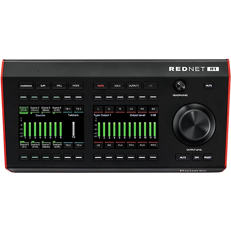 Focusrite RedNet R1 Remote Controller for Red Interfaces With PoE