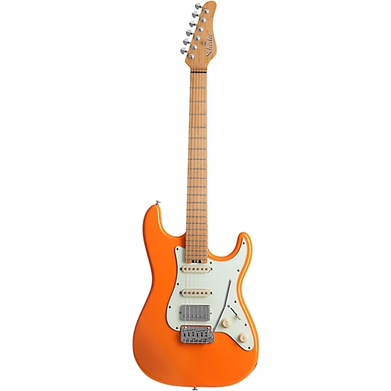 Schecter Guitar Research Nick Johnston Traditional H/S/S 6-String Electric Guitar Atomic Orange