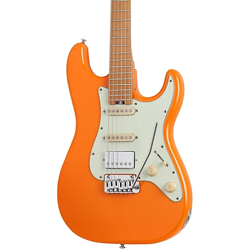 Schecter Guitar Research Nick Johnston Traditional H/S/S 6-String Electric Guitar Atomic Orange