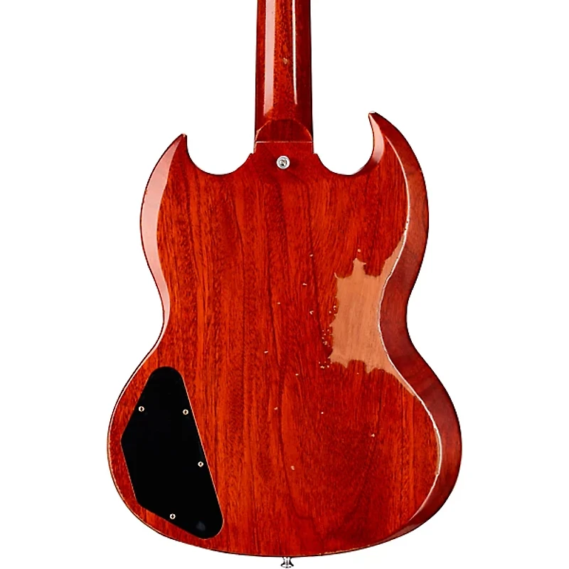 Gibson Custom Murphy Lab 1964 SG Standard Reissue With Maestro Vibrola Heavy Aged Electric Guitar Faded Cherry
