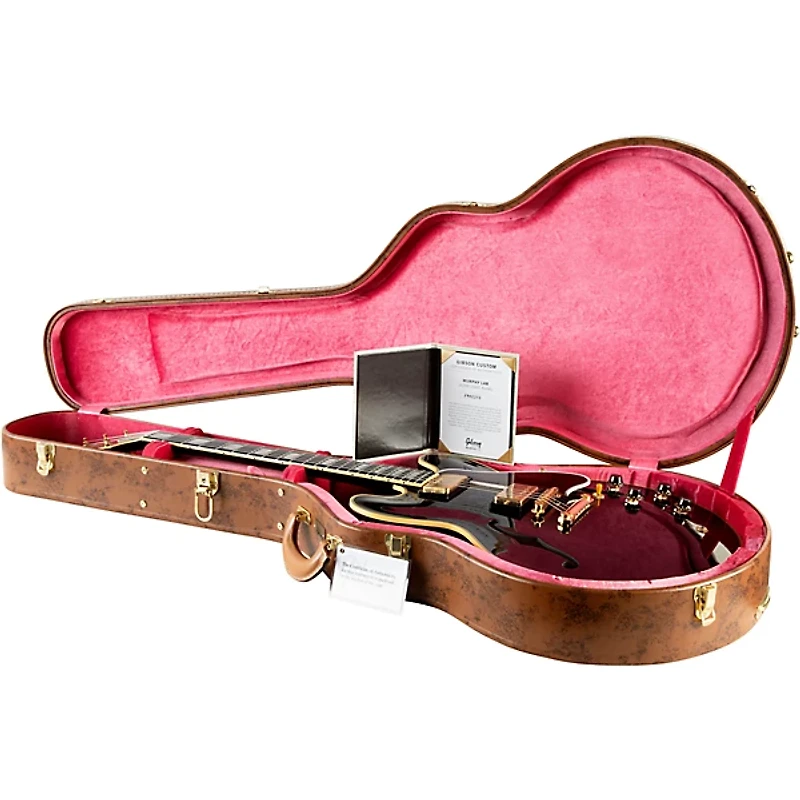 Gibson Custom Murphy Lab 1959 ES-355 Reissue Ultra Light Aged Semi-Hollow Electric Guitar Ebony