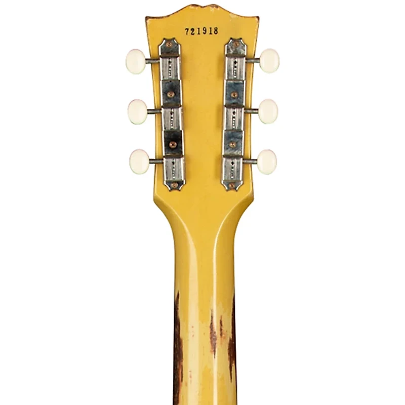 Gibson Custom Murphy Lab 1957 Les Paul Junior Single-Cut Reissue Heavy Aged Electric Guitar TV Yellow