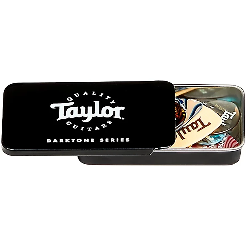 Taylor DarkTone Series Guitar Pick Tin - Black