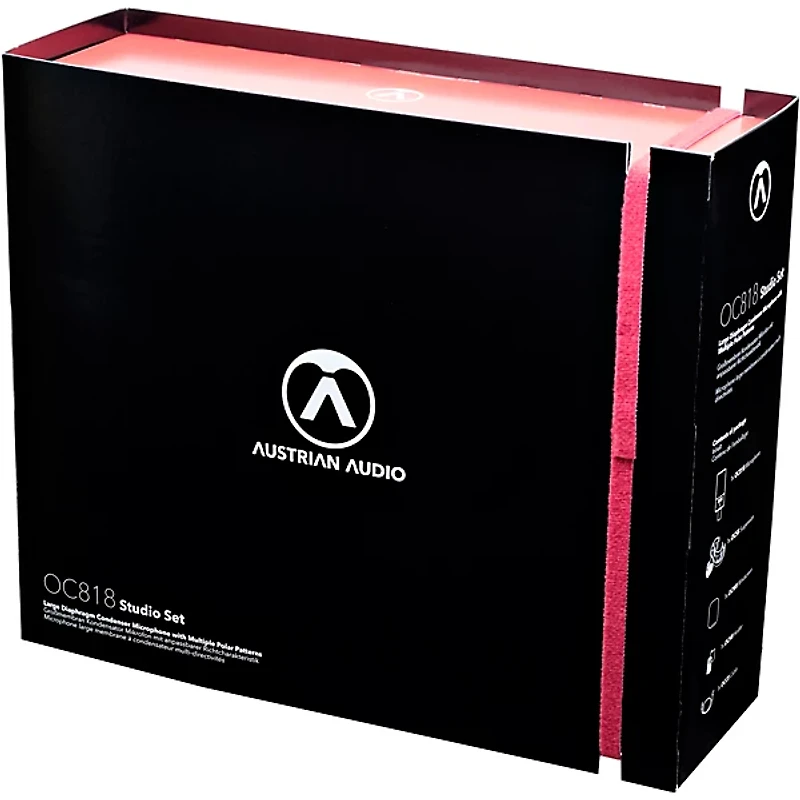 Austrian Audio OC818 Multi-Pattern Large-Diaphragm Condenser Microphone - Studio Set