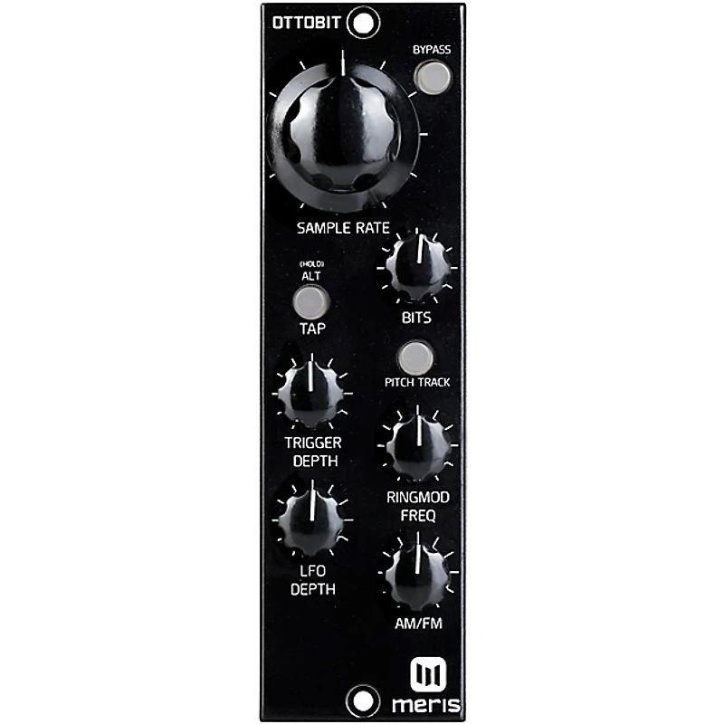 Meris Ottobit 500 Series Bitcrusher Effects Black