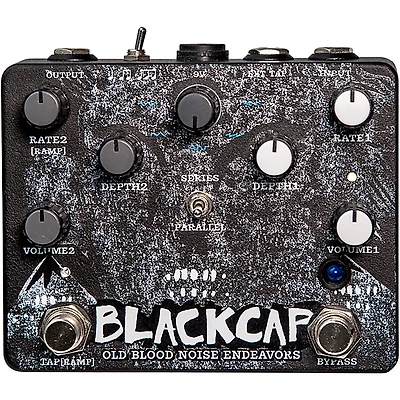 Old Blood Noise Endeavors Blackcap Harmonic Tremolo Effects Pedal Black