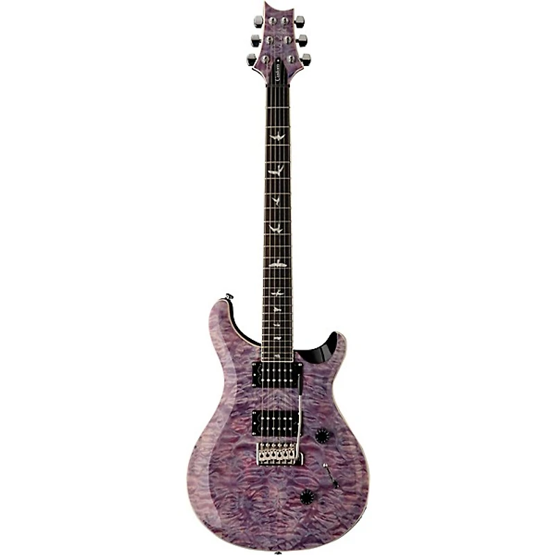 PRS SE Custom 24 Quilted Carved Top With Ebony Fingerboard Electric Guitar - Violet
