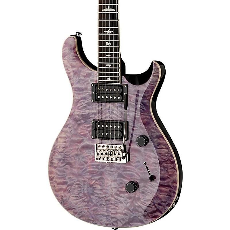 PRS SE Custom 24 Quilted Carved Top With Ebony Fingerboard Electric Guitar - Violet