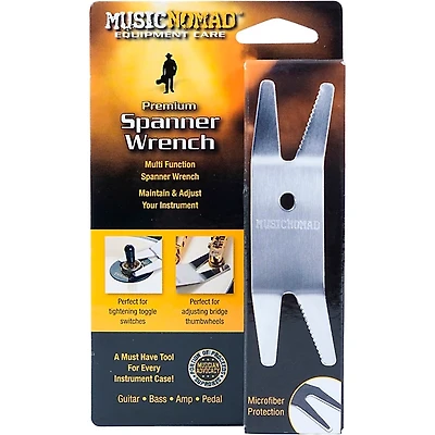 Music Nomad Premium Spanner Wrench With Microfiber