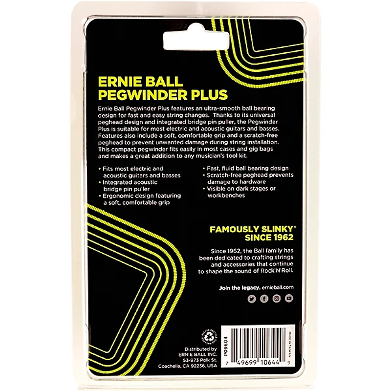 Ernie Ball Pegwinder Plus Black