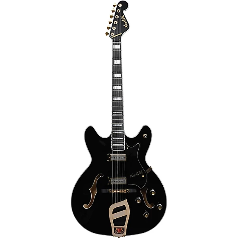 Hagstrom '67 Viking II Hollowbody Electric Guitar Standard Black Gloss