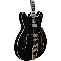Hagstrom '67 Viking II Hollowbody Electric Guitar Standard Black Gloss