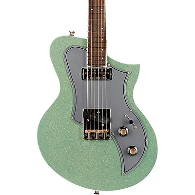 Kauer Guitars Korona FT Pine Electric Guitar Seafoam Metal Flake