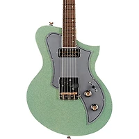 Kauer Guitars Korona FT Pine Electric Guitar Seafoam Metal Flake