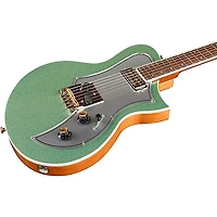 Kauer Guitars Korona FT Pine Electric Guitar Seafoam Metal Flake