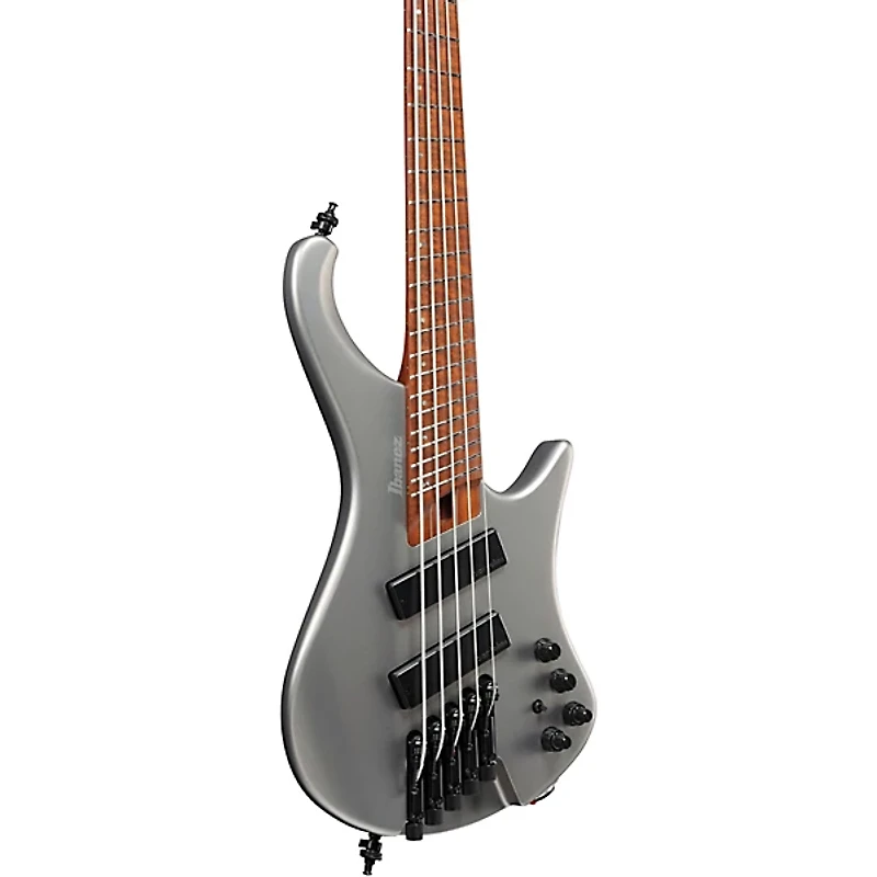 Ibanez EHB1005SMS 5-String Multi Short-Scale Ergonomic Headless Bass Guitar Metallic Gray Matte