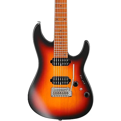 Ibanez Prestige AZ24027 7-String Electric Guitar Tri Fade Burst Flat