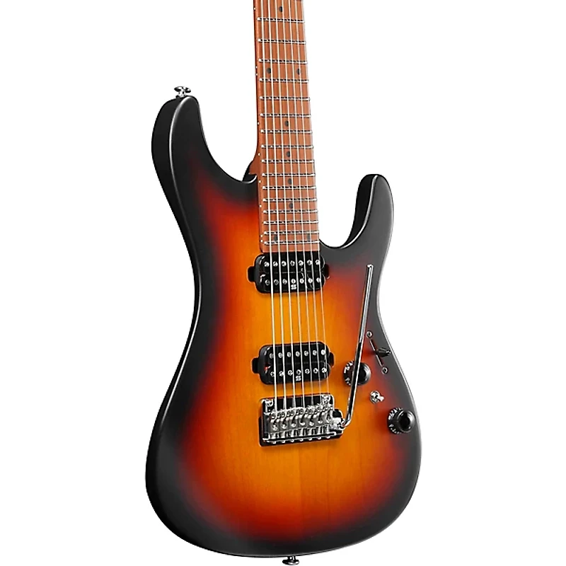 Ibanez Prestige AZ24027 7-String Electric Guitar Tri Fade Burst Flat