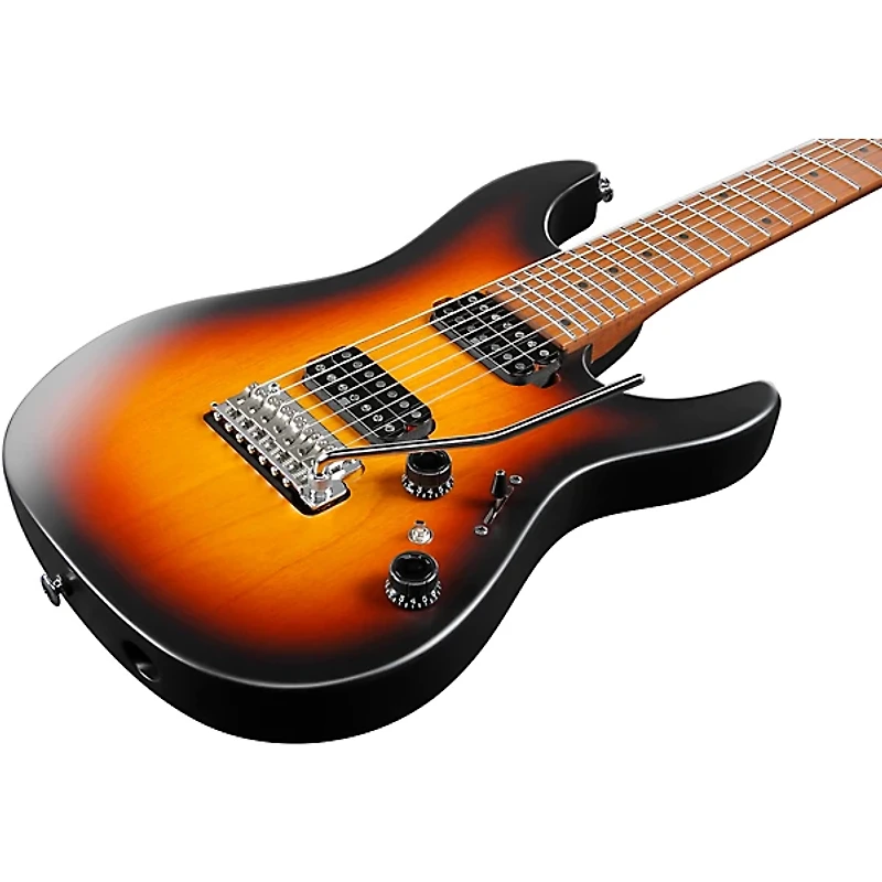 Ibanez Prestige AZ24027 7-String Electric Guitar Tri Fade Burst Flat