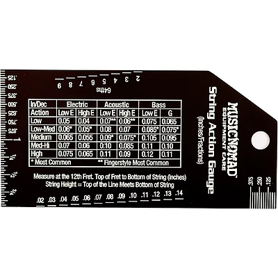 Music Nomad Precision String Action Gauge