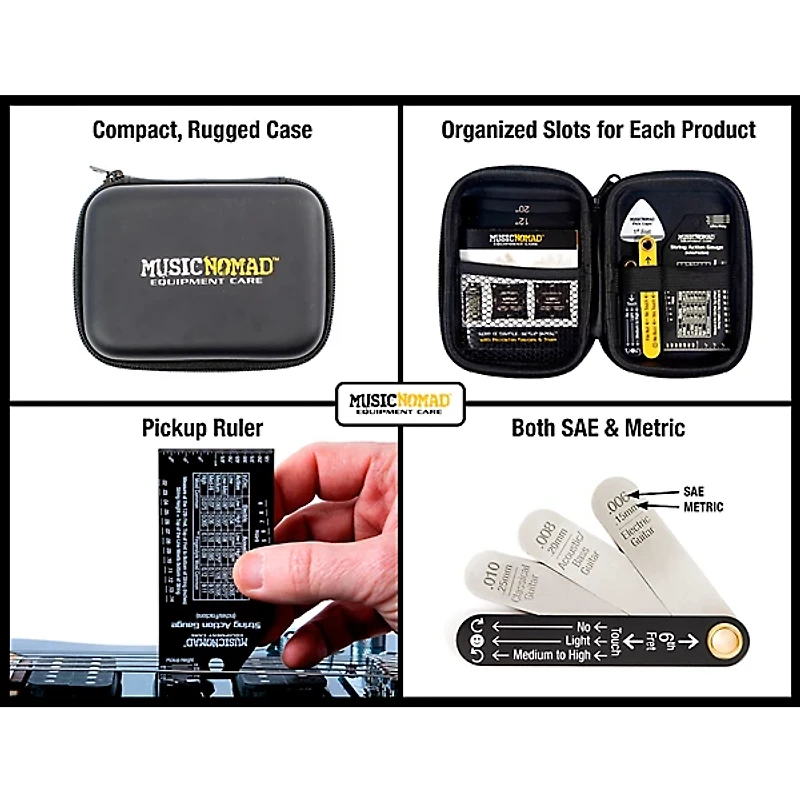 Music Nomad Precision Setup Gauge Set, 6-Piece