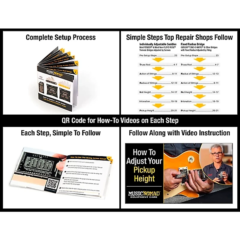 Music Nomad Precision Setup Gauge Set, 6-Piece