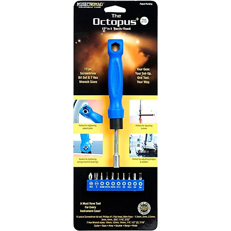 Music Nomad The Octopus 17 'n 1 Tech Tool