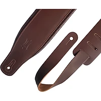 Levy's M26PD Amped Leather Series 3" Wide Top Grain Leather Guitar Strap -