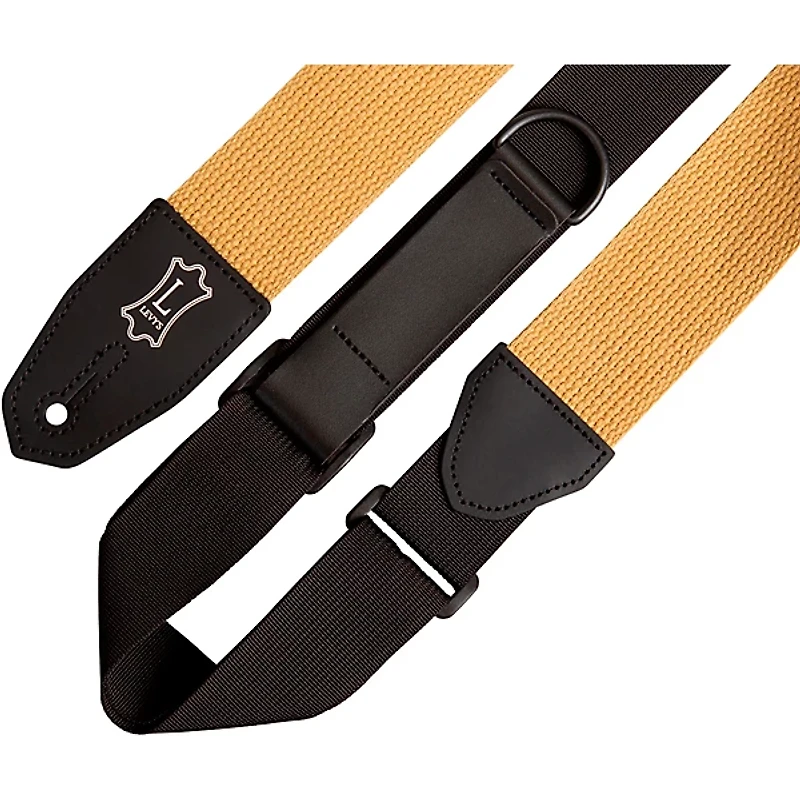Levy's MRHC 2 inch Wide Cotton RipChord Guitar Strap