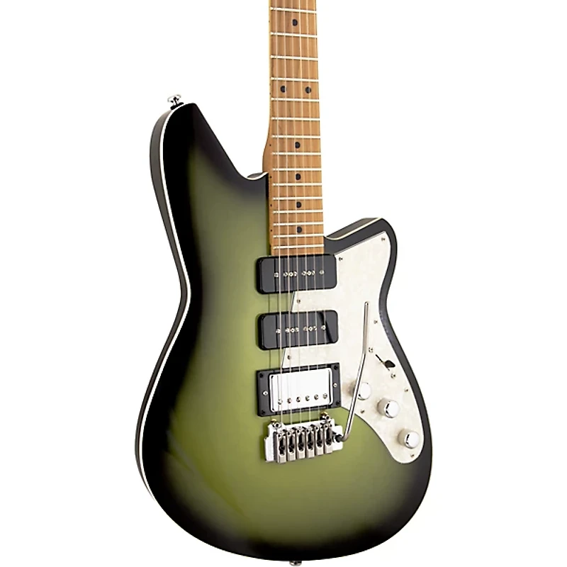 Reverend Sixgun HPP Roasted Maple Fingerboard Electric Guitar Avocado Burst