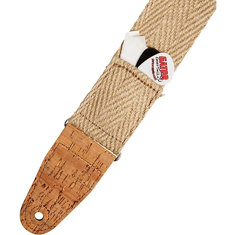 Levy's MH8P 2 inch Wide Hemp Guitar Strap