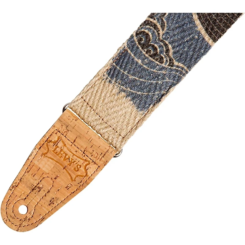 Levy's MH8P 2 inch Wide Hemp Guitar Strap