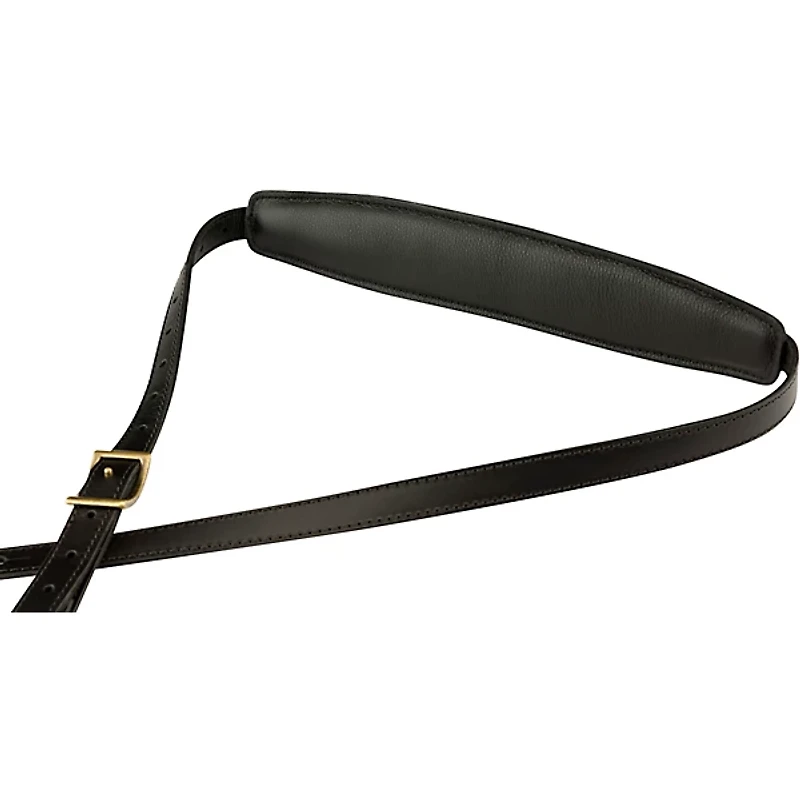 Fender Long Mustang Saddle Leather Guitar Strap