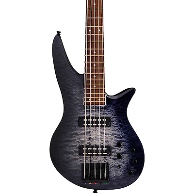 Jackson X Series Spectra Bass SBXQ V Transparent Black Burst
