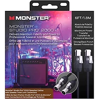 Monster Cable Prolink Studio Pro 2000 Speaker Cable with Speak-On Connectors